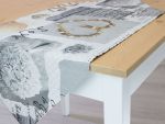 graubeige Vorschau Tischläufer Landhausidylle 40x90 #0Q graubeige