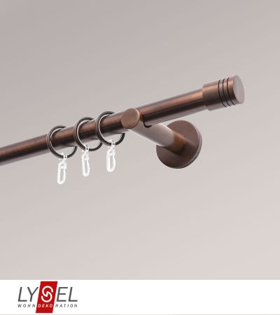Lysel - SET Opal 160cm Träger offen mit Endstücke Zylinder in Bronze