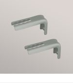 silberfarben Vorschau 1 Paar Abspannwinkel 50mm Jalousie #0V silberfarben