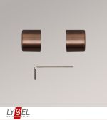 bronze Vorschau Lysel - 1 Paar Endstücke Kappe für Opal-Stangen #1W bronze