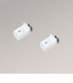 weiß Vorschau SET - Klemmträger Decomatic mit Clip #1W weiß
