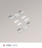 grau Vorschau SET - Spannschuhe mit Abdeckkappen und Bediengriffen LYSEL HOME #1W grau