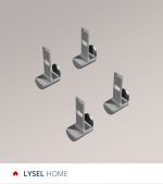 grau Vorschau SET - Klemmträger Clip LYSEL HOME #1W grau
