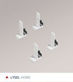 weiß Vorschau SET - Klemmträger Clip LYSEL HOME #1W weiß