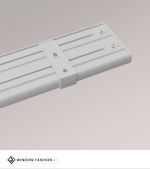 grau Vorschau SET Vorhangschiene 115cm mit 5 Innenläufen für Deckenmontage in Weiß #1W grau