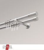 edelstahl-optik Vorschau Lysel - SET Zylinder 2-Lauf Stangen Ø 20mm #1W edelstahl-optik