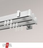 silber Vorschau Lysel - SET Coral 160cm Multiträger 3-Lauf mit Endstücke Quadro in Silber #1W silber