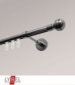 titan Vorschau Lysel - SET Opal Innenlauf 160cm Träger geschlossen mit Endstücke Kugel in Bronze #1W titan