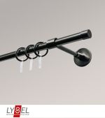 titan Vorschau Lysel - SET Opal 160cm Träger geschlossen mit Endstücke Kappe in Weiß #1W titan