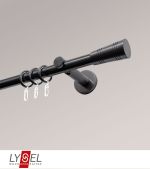 titan Vorschau Lysel - SET Opal 160cm Träger offen mit Endstücke Cone in Titan #1W titan