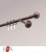 bronze Vorschau Lysel - SET Opal 160cm Träger offen mit Endstücke Kugel in Bronze #1W bronze