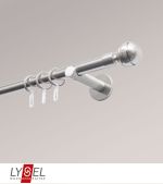 edelstahl-optik Vorschau Lysel - SET Opal 160cm Träger offen mit Endstücke Kugel in Bronze #1W edelstahl-optik