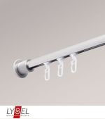 edelstahl-optik Vorschau Lysel - SET Topaz Innenlauf 160cm mit Wandlager in Edelstahl-Optik #1W edelstahl-optik