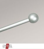 chrom matt Vorschau Lysel - Zierstange VIORA Kugel #0H chrom matt