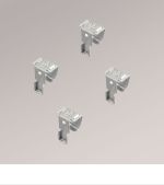 silberfarben Vorschau SET Sensuna® Clip Small Decomatic #1W silberfarben