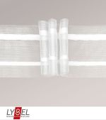 transparent Vorschau Lysel - Faltenband Raffverhältnis 1:2 #1W transparent