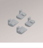 grau Vorschau SET Glasleistenwinkel Decomatic #1W grau