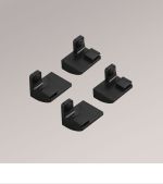schwarz Vorschau SET Glasleistenwinkel Decomatic #1W schwarz