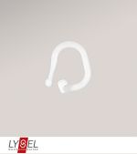 weiß Vorschau Lysel - SET 100er Raffhakenpaket #1W weiß