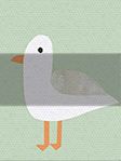 Plissee Funny Gulls Night 3.070.88 Detailansicht