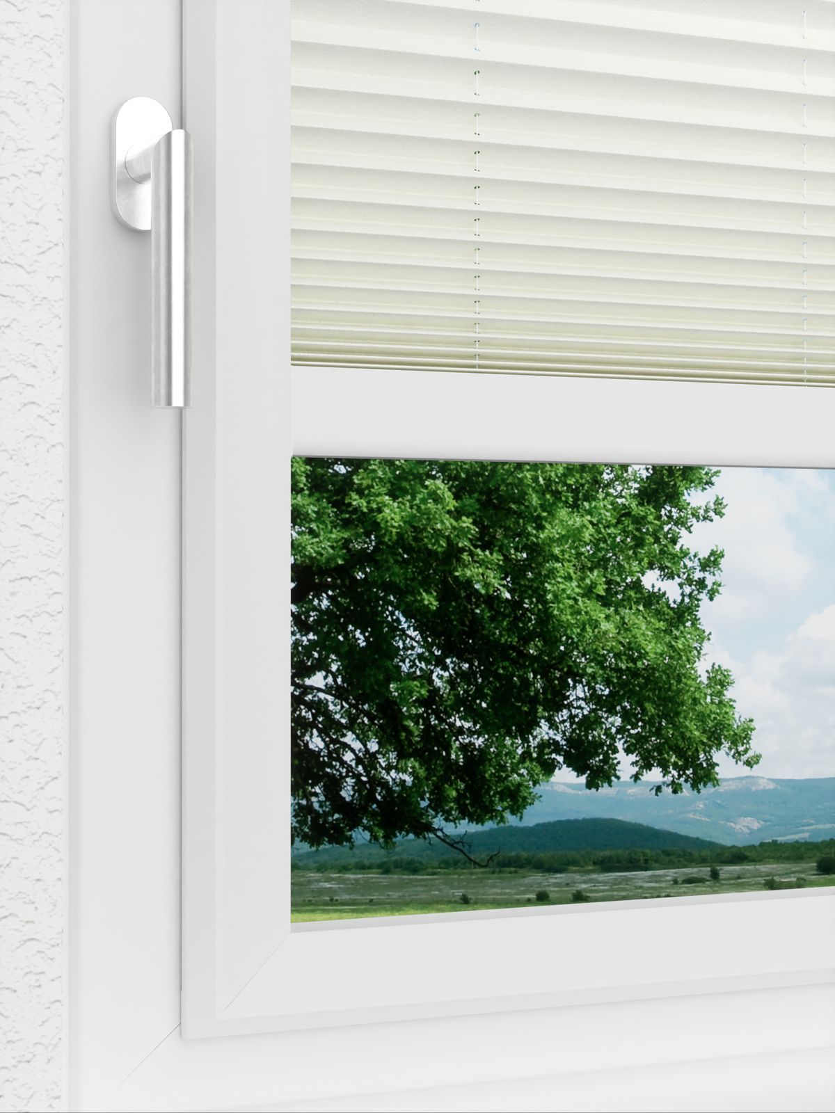 Detailansicht LYSEL HOME Plissee 307A Frida Krepp