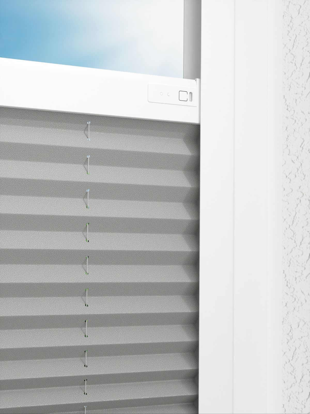 Detailansicht LYSEL HOME Plissee 309A Frida Krepp