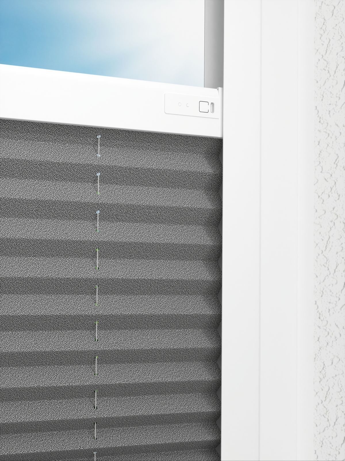 Detailansicht LYSEL HOME Plissee 302A Frida Krepp