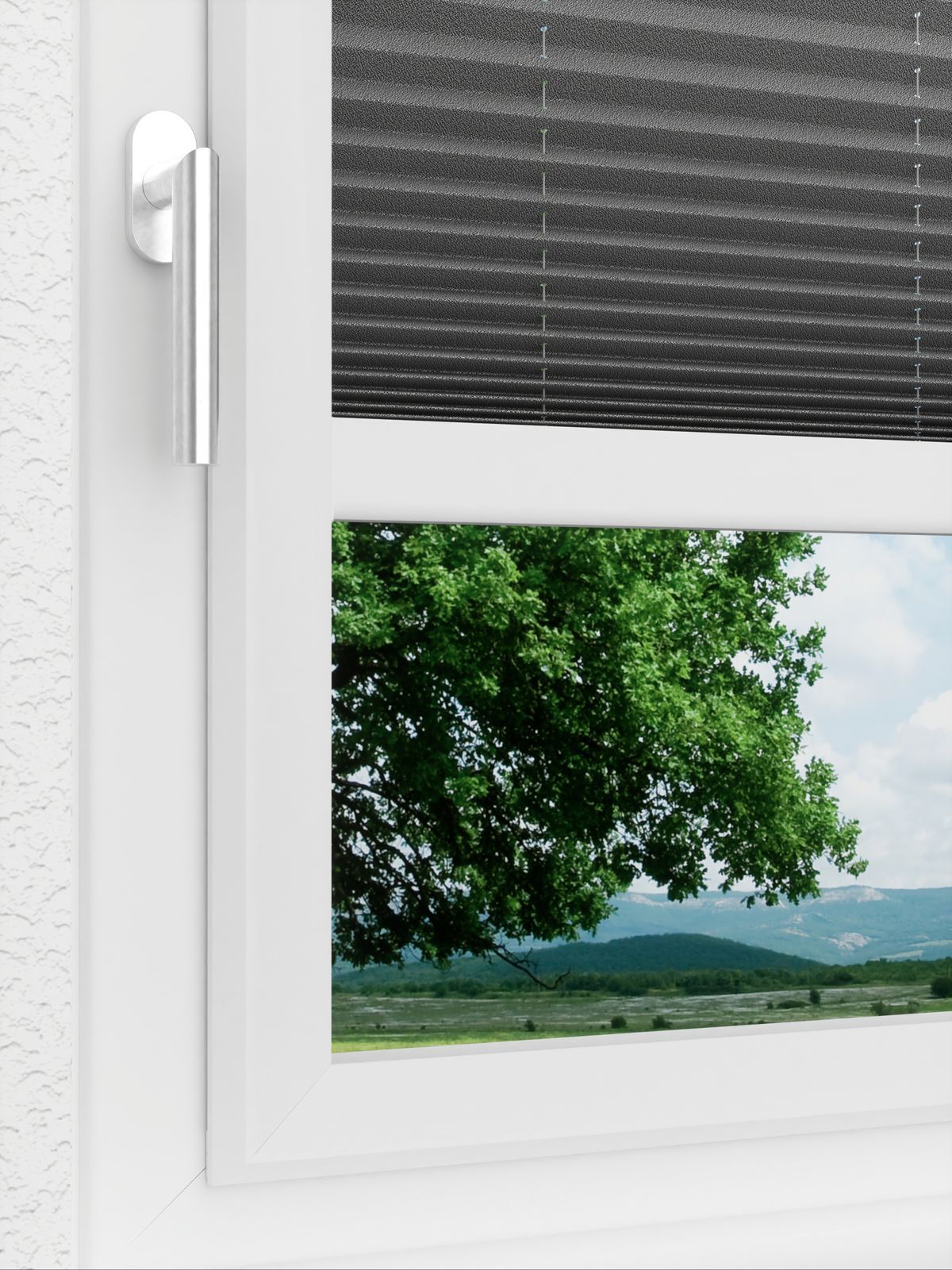 Detailansicht LYSEL HOME Plissee 302A Frida Krepp