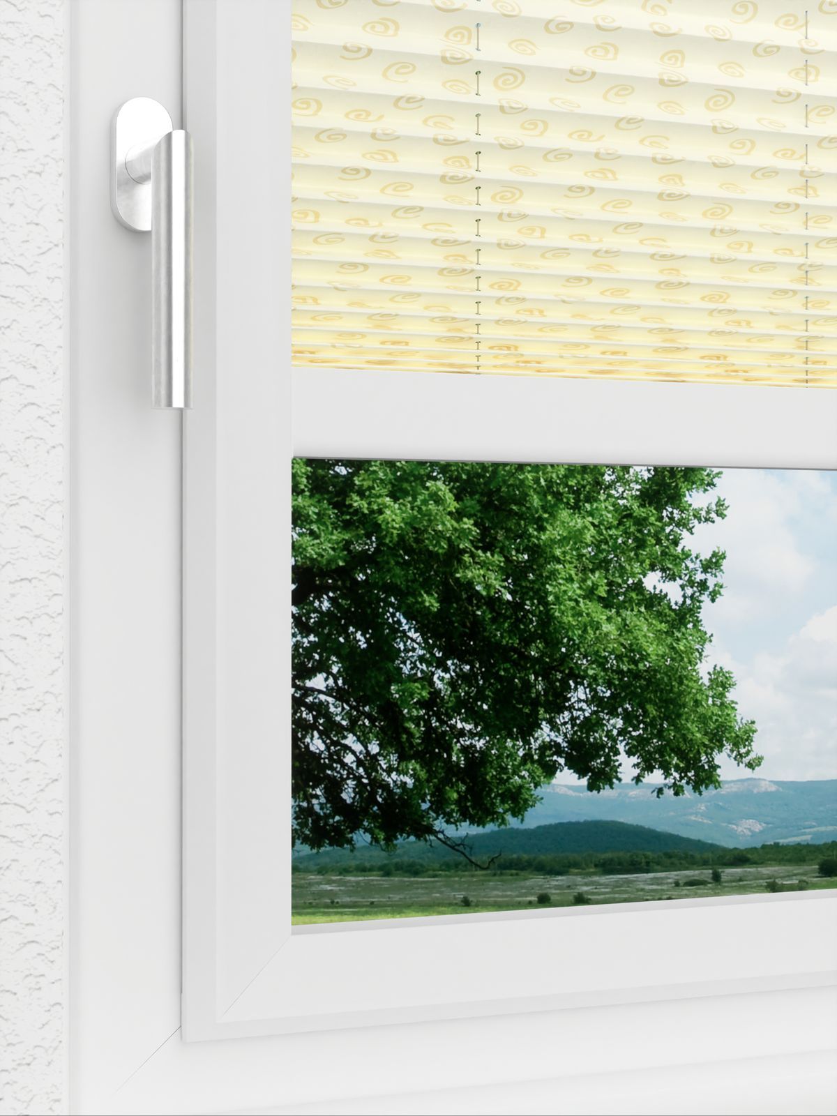 Detailansicht LYSEL HOME Plissee 340A Curls Texture