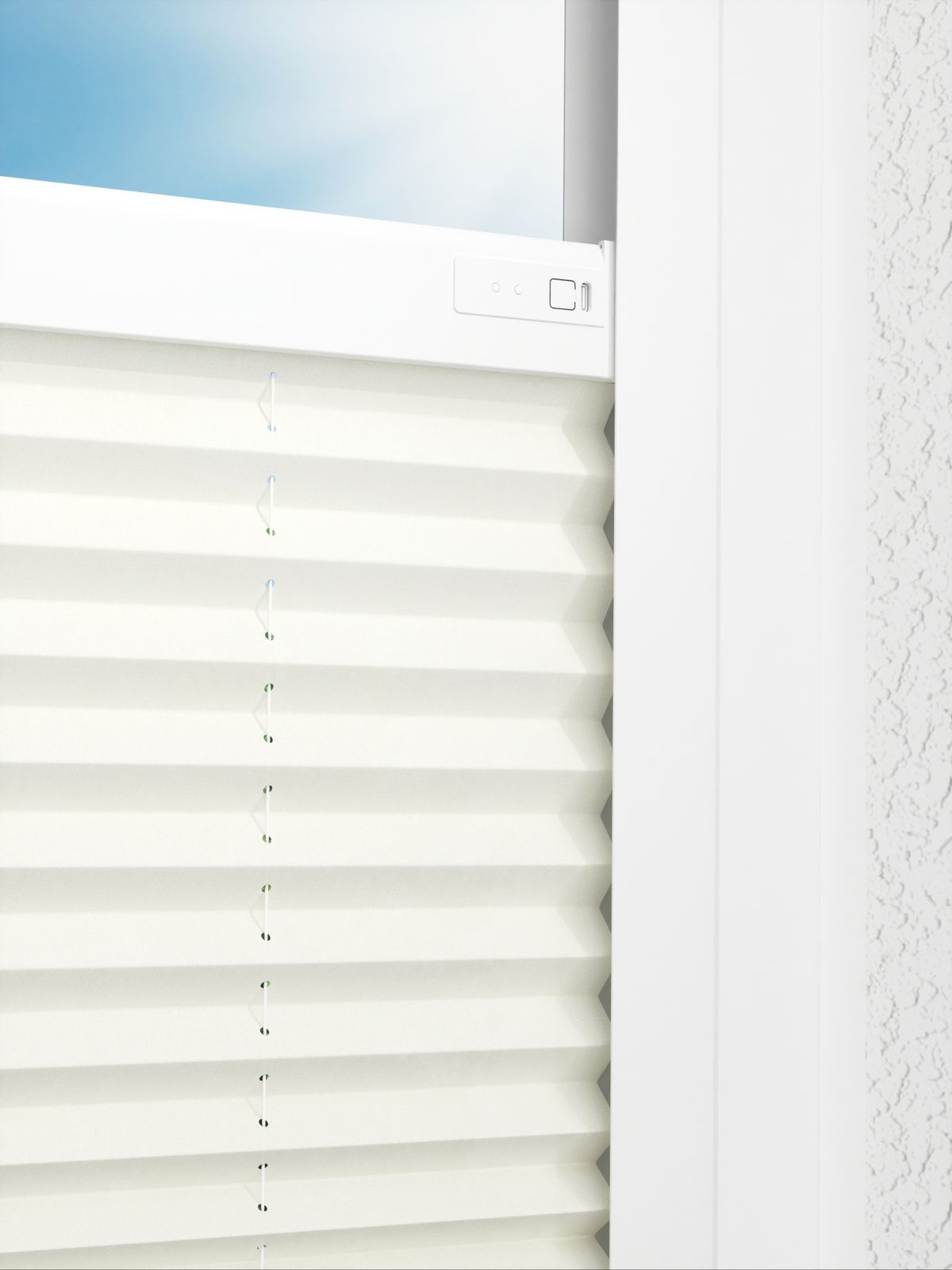 Detailansicht LYSEL HOME Plissee 317A Textura Grain