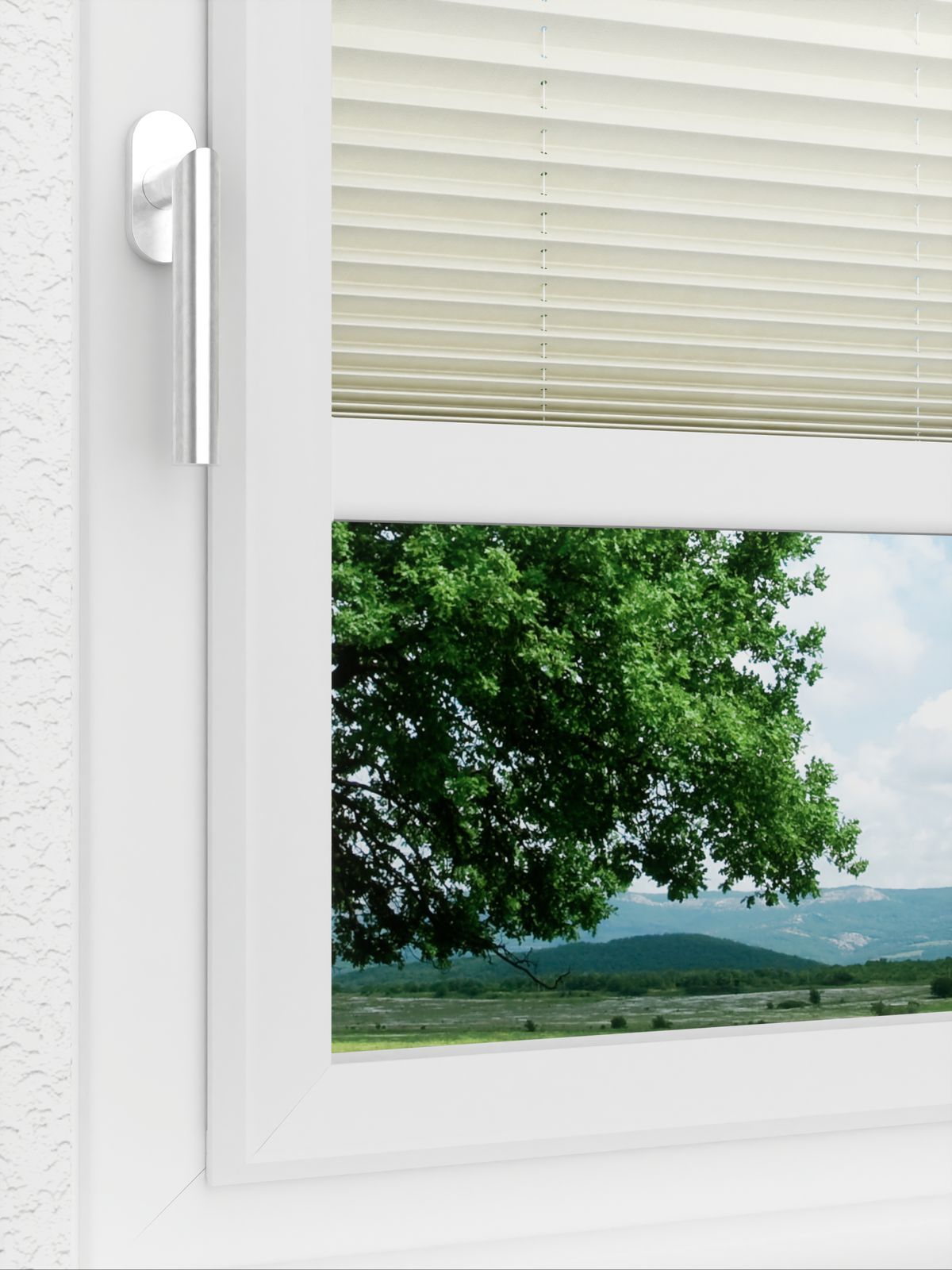 Detailansicht LYSEL HOME Plissee 317A Textura Grain