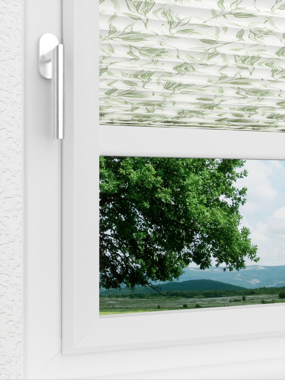 Detailansicht LYSEL HOME Plissee 406A Flora Soft