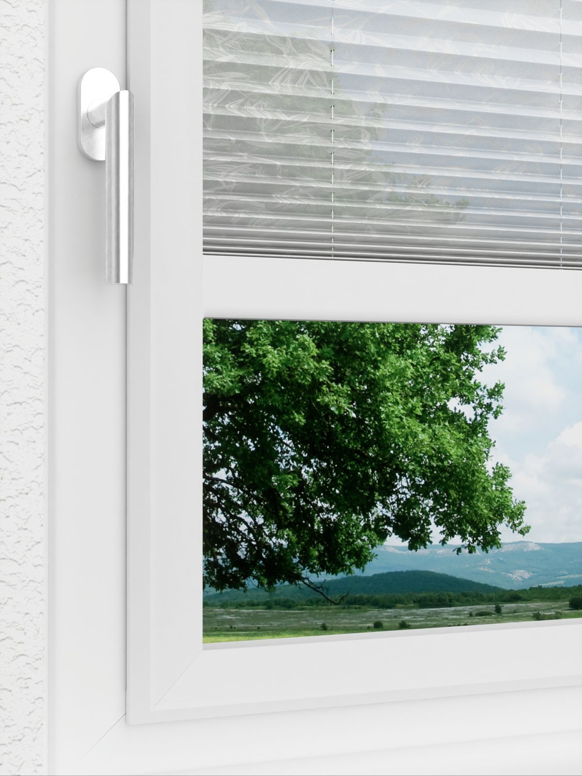 Detailansicht LYSEL HOME Plissee 329A Flora Soft