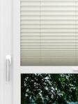 LYSEL HOME Plissee 219A Oliv Krepp BO Smart Frame Fensteransicht