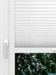 LYSEL HOME Plissee 124A Jarl Crush Pearl Smart Frame Fensteransicht