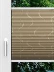 LYSEL HOME Plissee 318A Whirl Pattern Fensteransicht