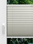 LYSEL HOME Plissee 212B Oliv Krepp Pearl Fensteransicht