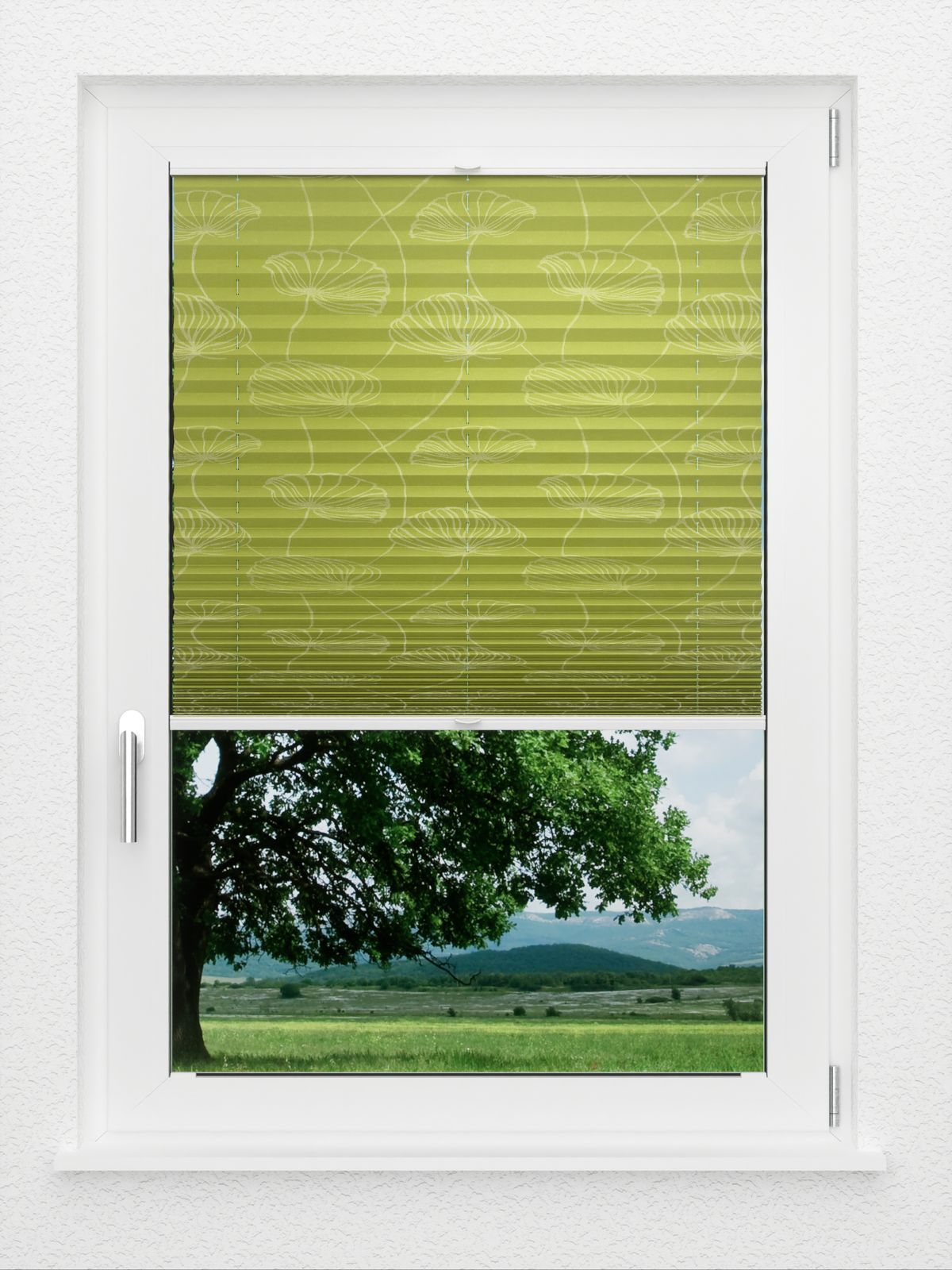 Detailansicht LYSEL HOME Plissee 438A Flora Print