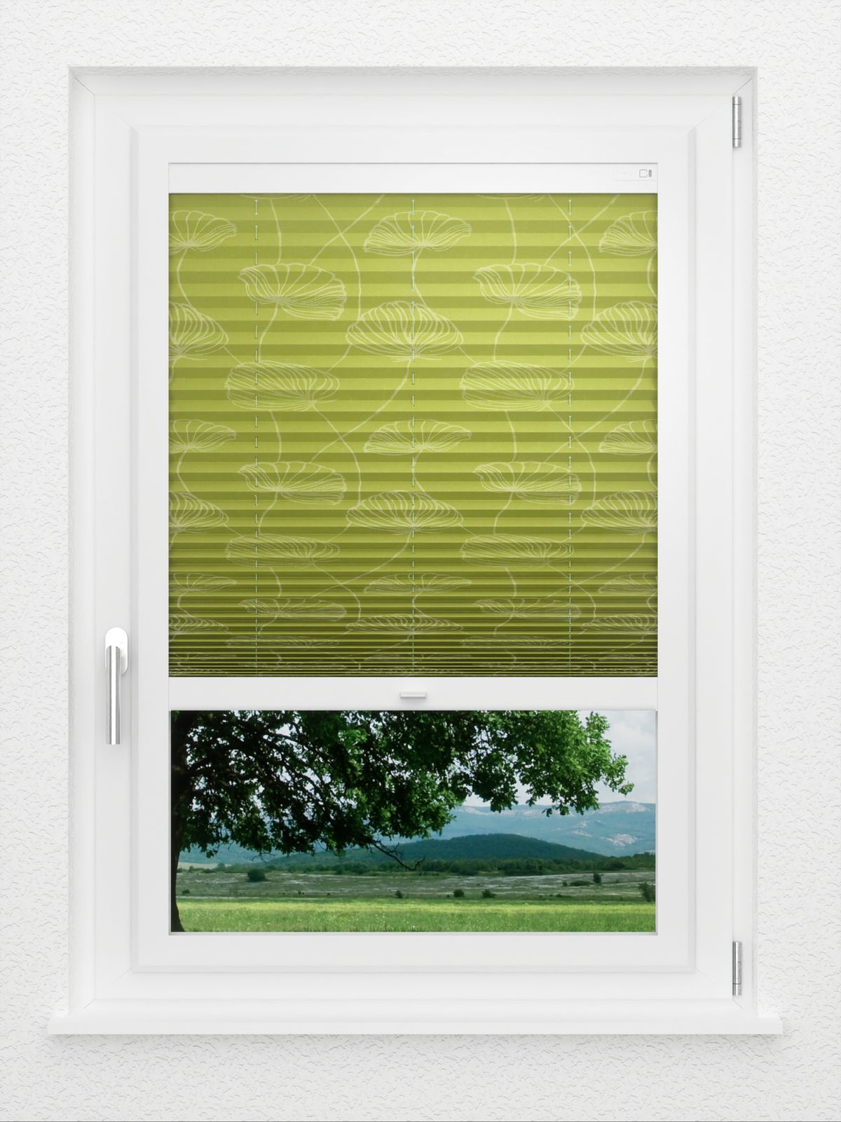 Detailansicht LYSEL HOME Plissee 438A Flora Print