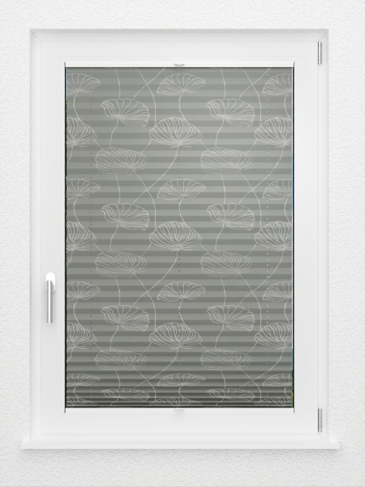 Detailansicht LYSEL HOME Plissee 322A Flora Print