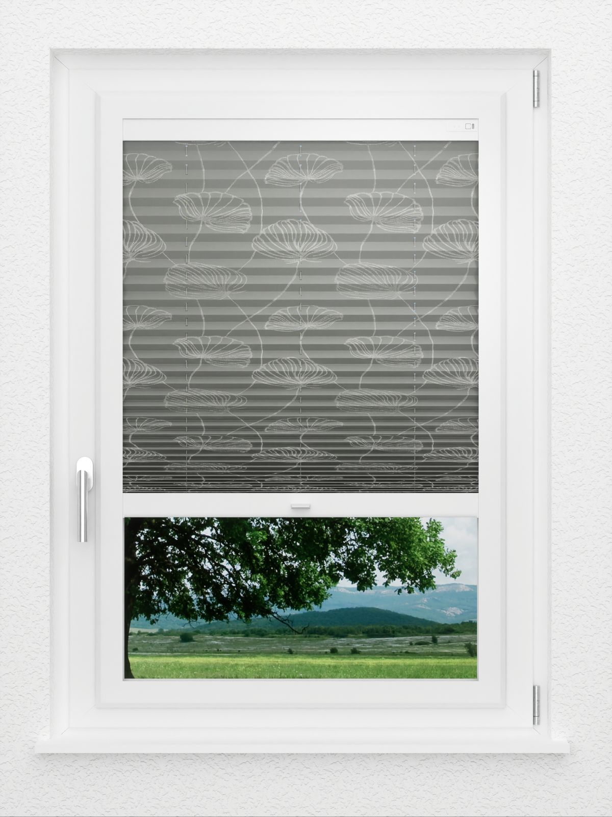 Detailansicht LYSEL HOME Plissee 322A Flora Print