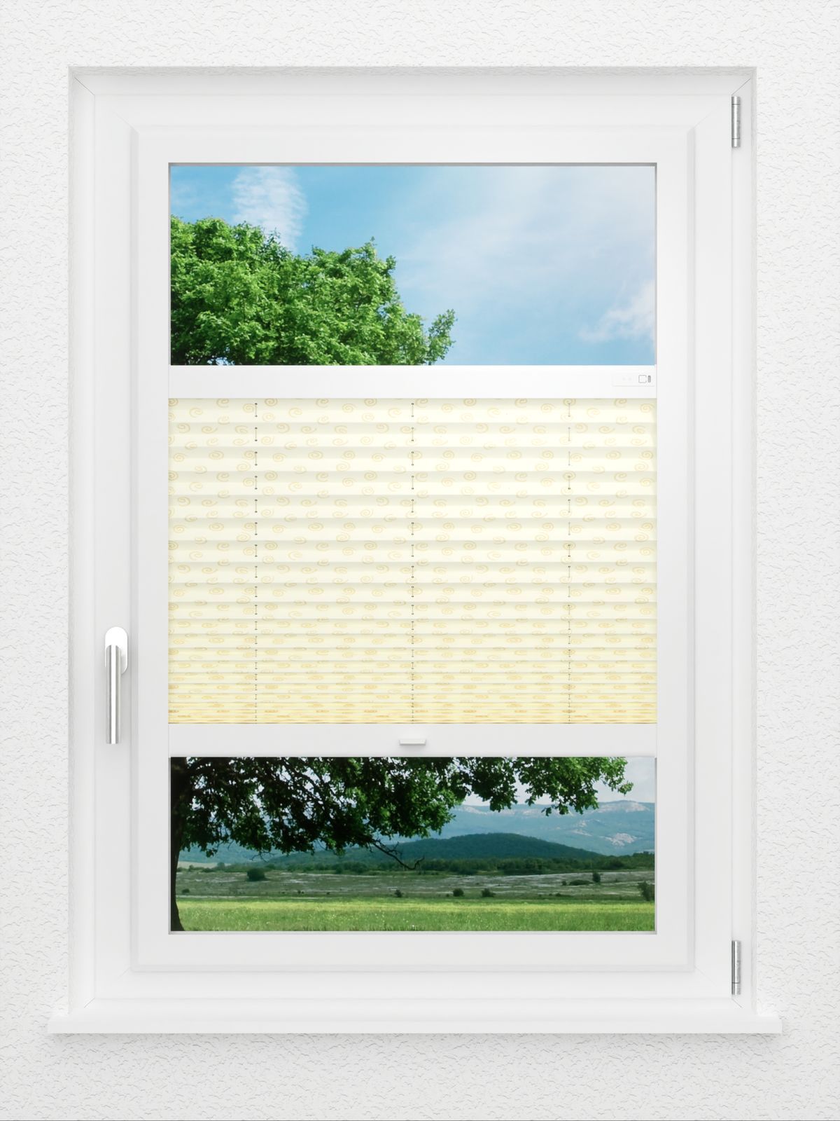 Detailansicht LYSEL HOME Plissee 340A Curls Texture