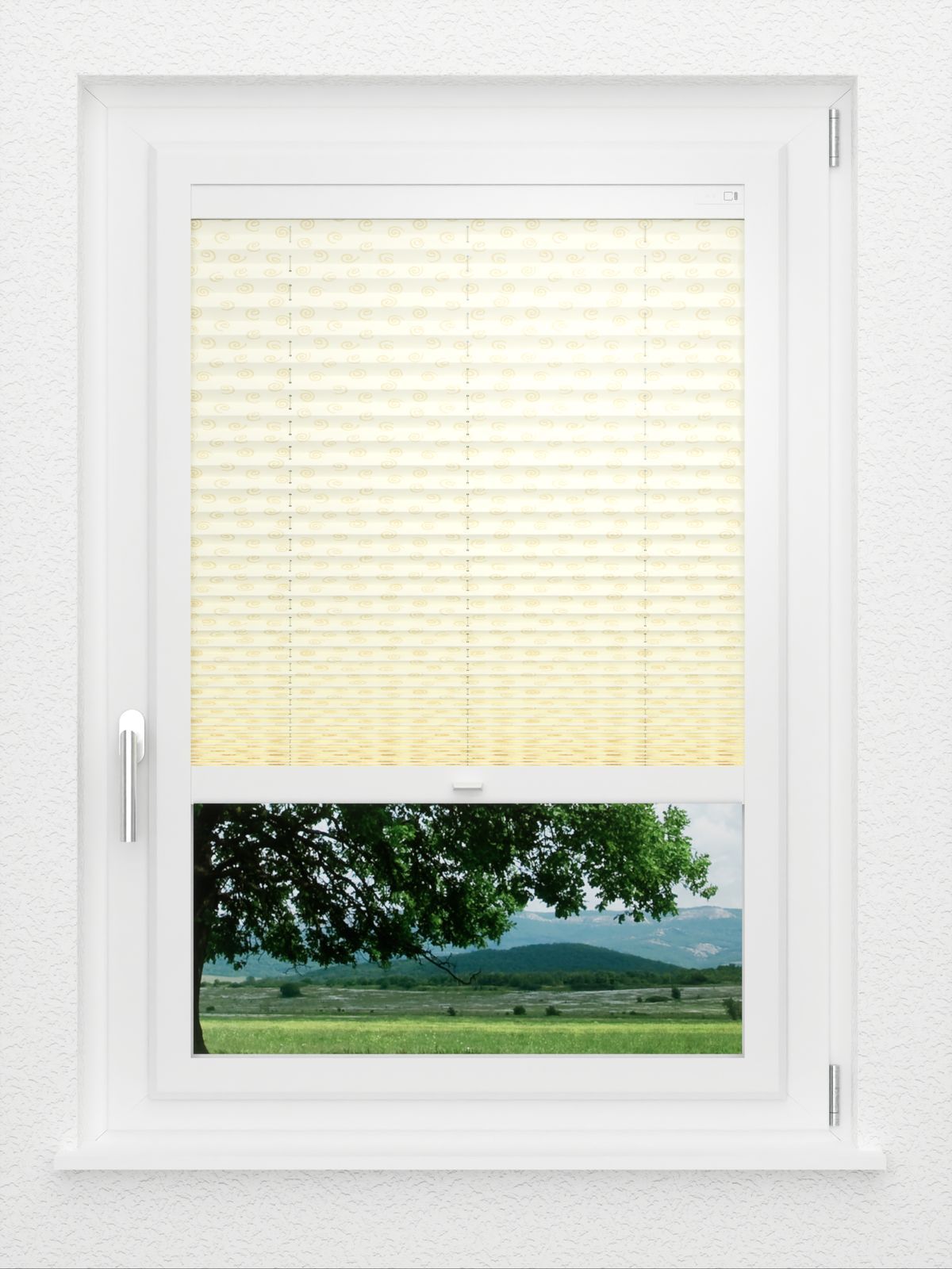 Detailansicht LYSEL HOME Plissee 340A Curls Texture