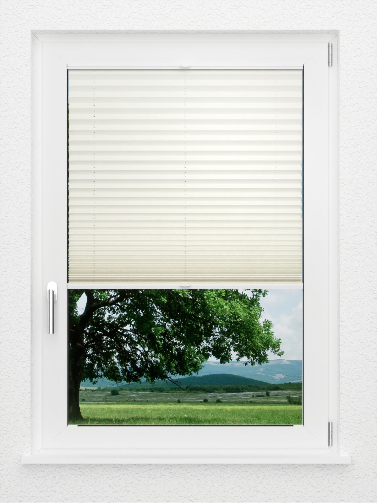 Detailansicht LYSEL HOME Plissee 317A Textura Grain