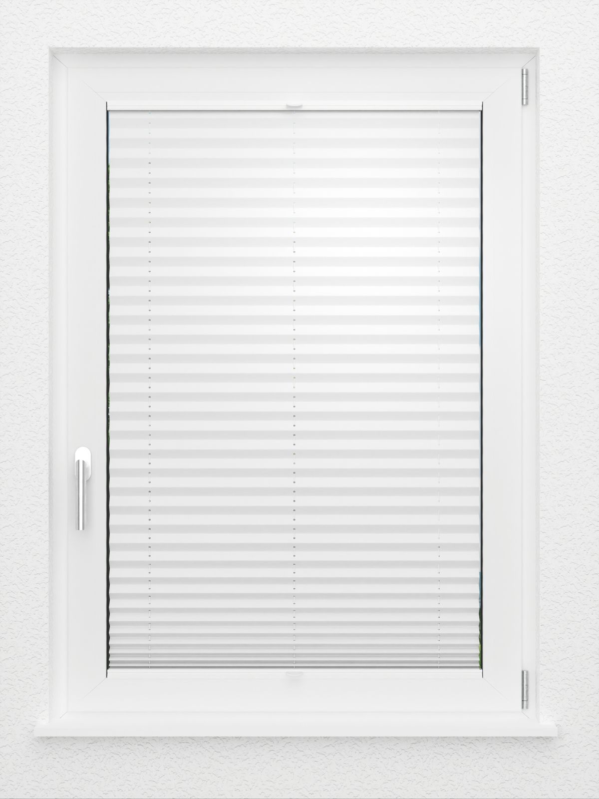 Detailansicht LYSEL HOME Plissee 209BOliv Krepp Pearl