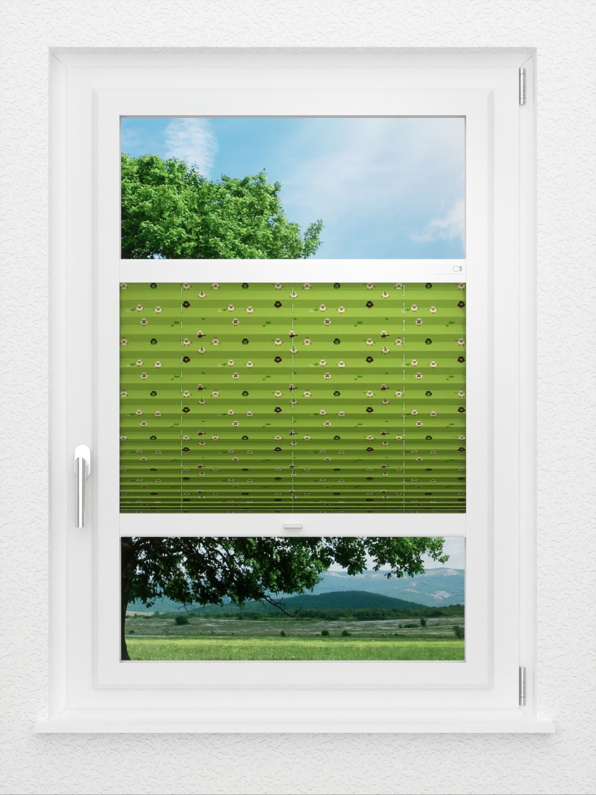 Detailansicht LYSEL HOME Plissee 402A Funny Sheeps