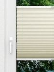 Plissee Structure Pearl 2.050.57 Fensteransicht