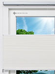 Honeycomb Grazia Dark 3.363.18 Fensteransicht