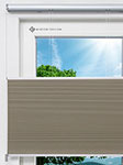 Honeycomb Grazia Dark 3.363.38 Fensteransicht