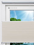Honeycomb Grazia Dark 3.363.48 Fensteransicht